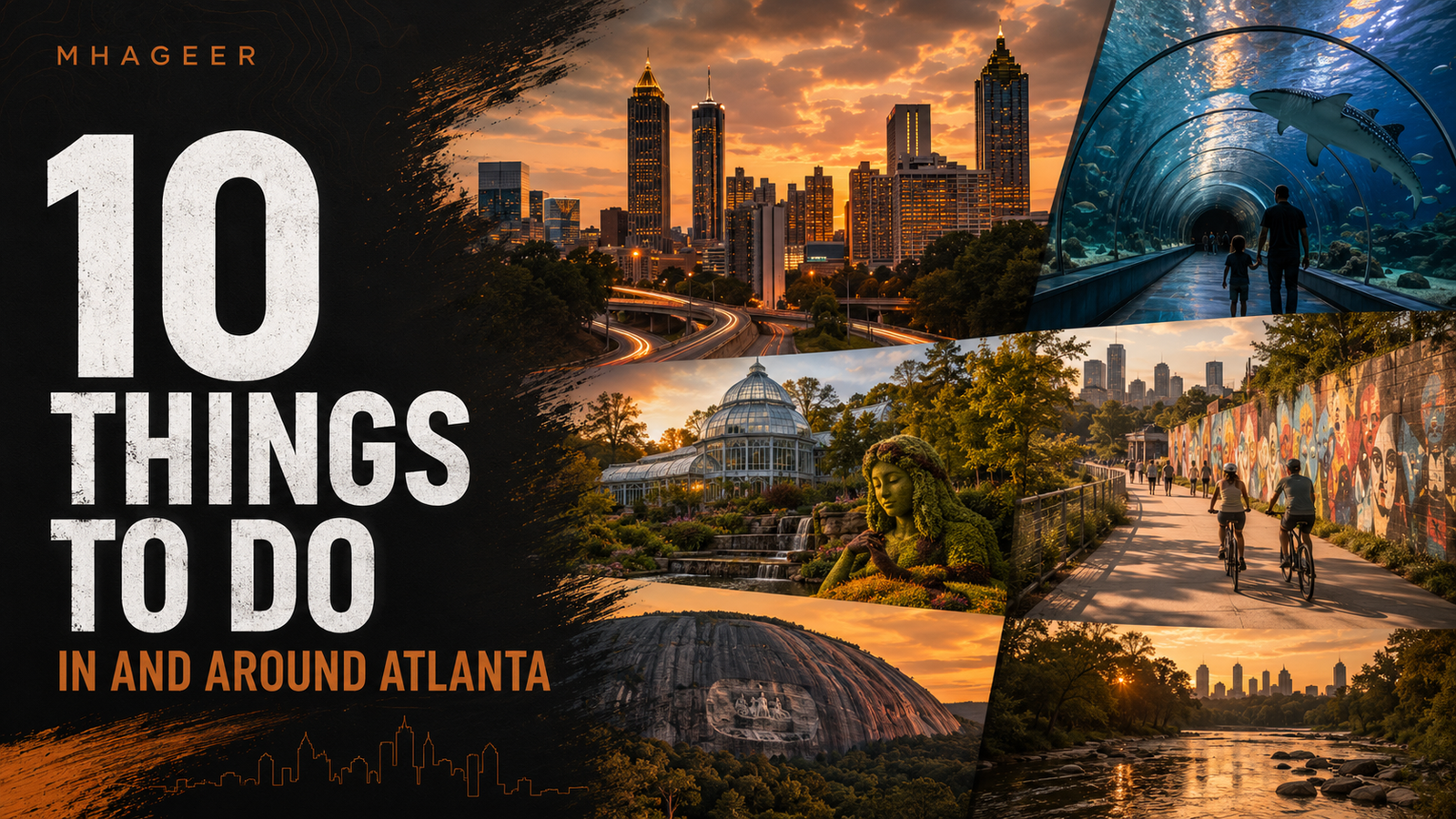 10 things to do in and around Atlanta, Georgia.