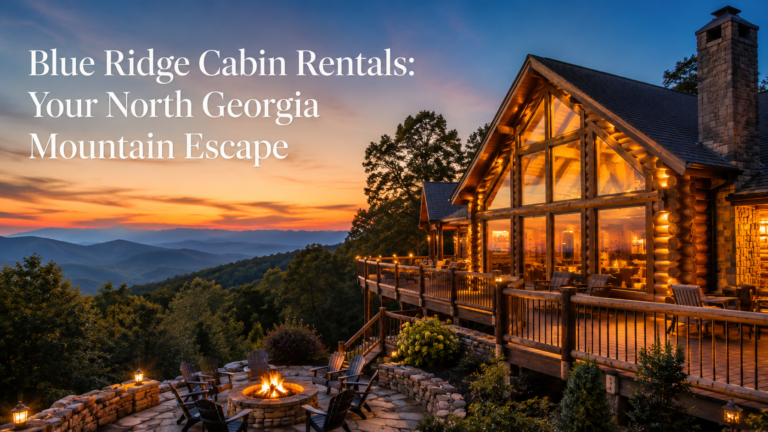 Luxury Blue Ridge Cabin Escape