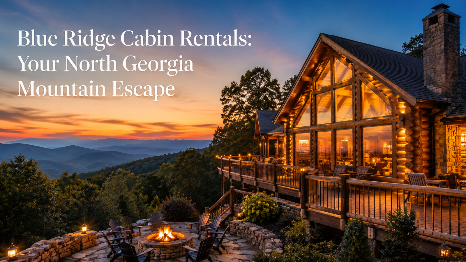 Luxury Blue Ridge Cabin Escape