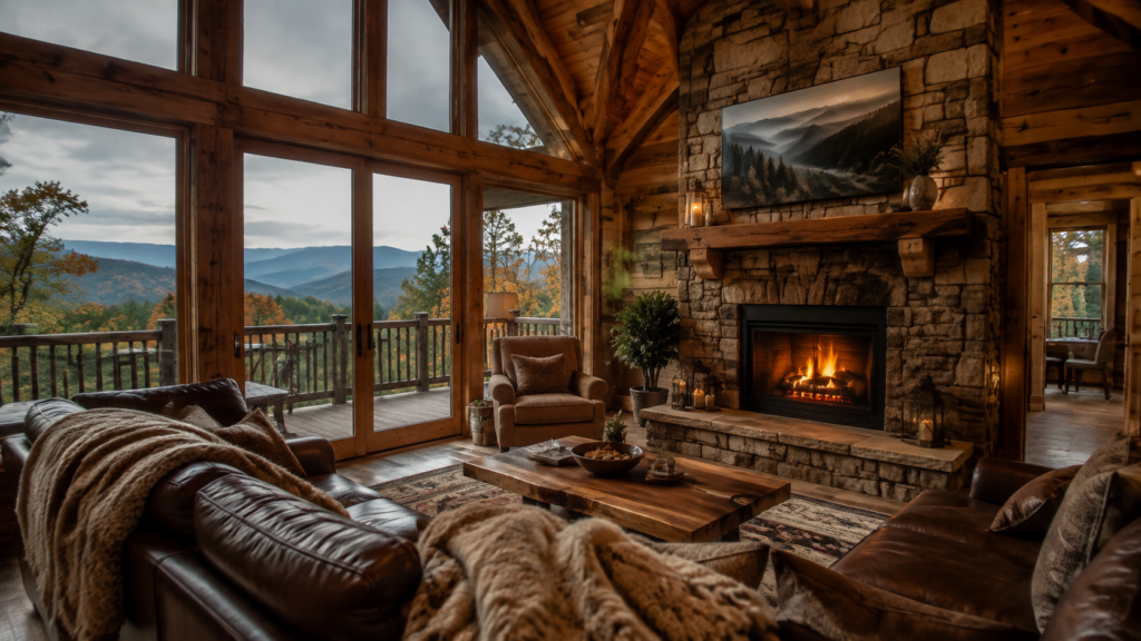 Luxury Blue Ridge Cabin Escape