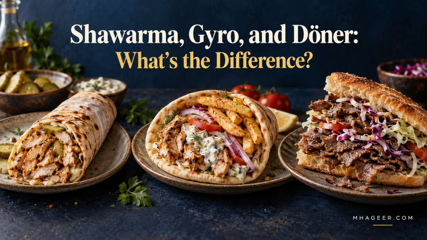Shawarma, Gyro, and Döner: What’s the Difference?