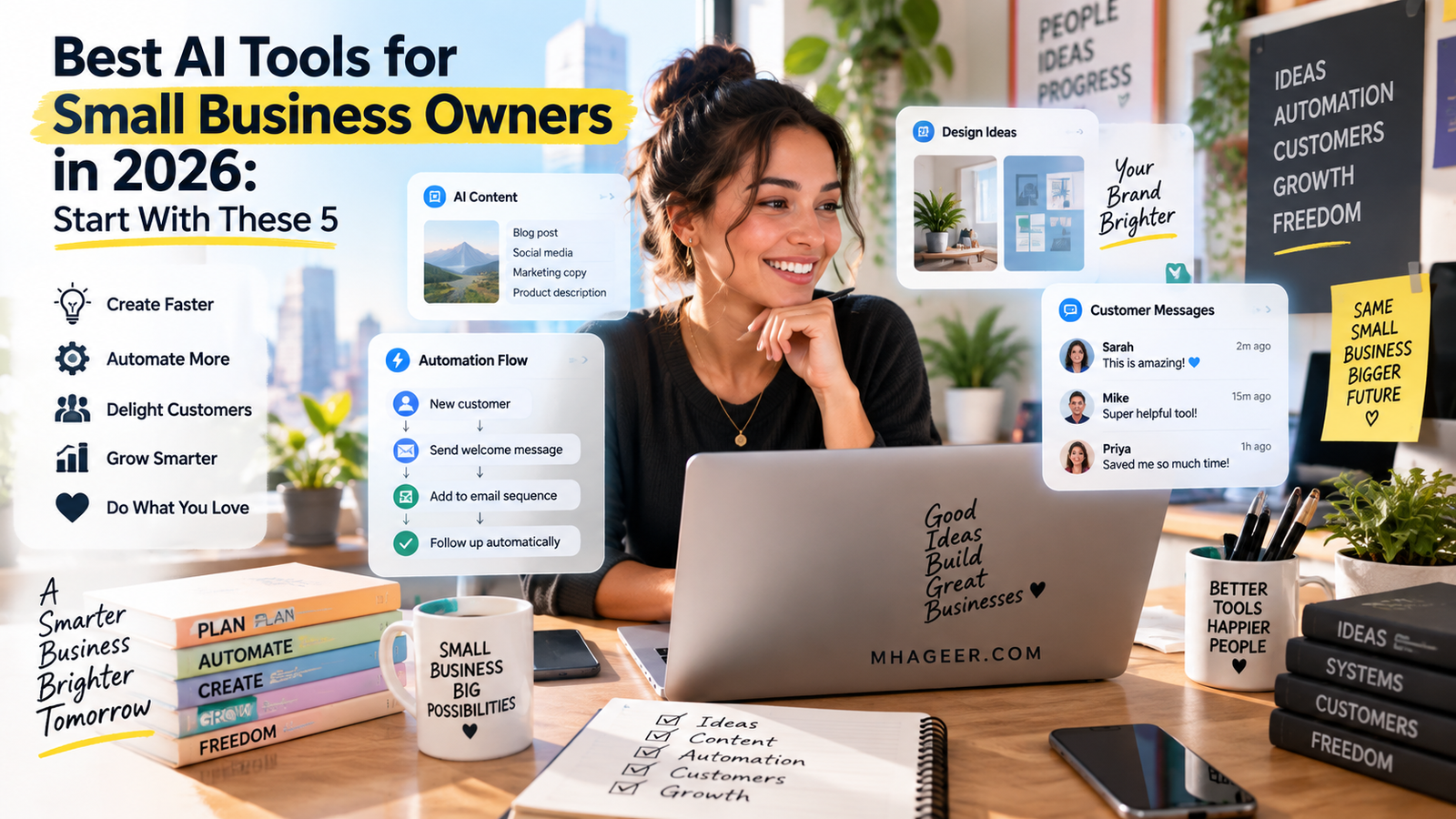 Best AI Tools for Small Business Owners in 2026: Start With These 5