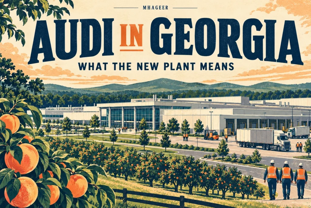 Mhageer illustration of a planned automotive manufacturing facility in Georgia